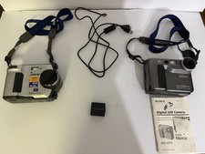 Sony Mavica Digital Cameras x 2. Charge Cable, Battery 1 . Untested / So Parts.