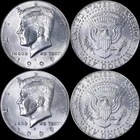 1999 P and D Kennedy Half Dollars CN-Clad Uncirculated (2 Coins from photos)
