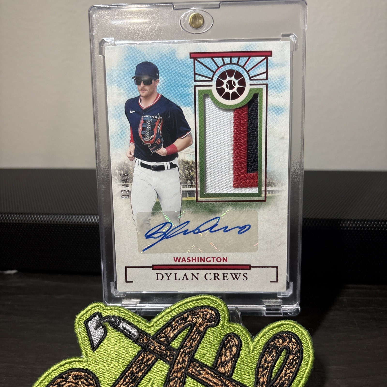 2024 Panini Boys of Summer-Dylan Crews #PMS-DC Red /49 (AU, MEM, RC)
