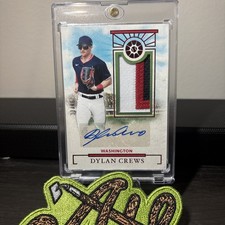 2024 Panini Boys of Summer-Dylan Crews #PMS-DC Red /49 (AU, MEM, RC)