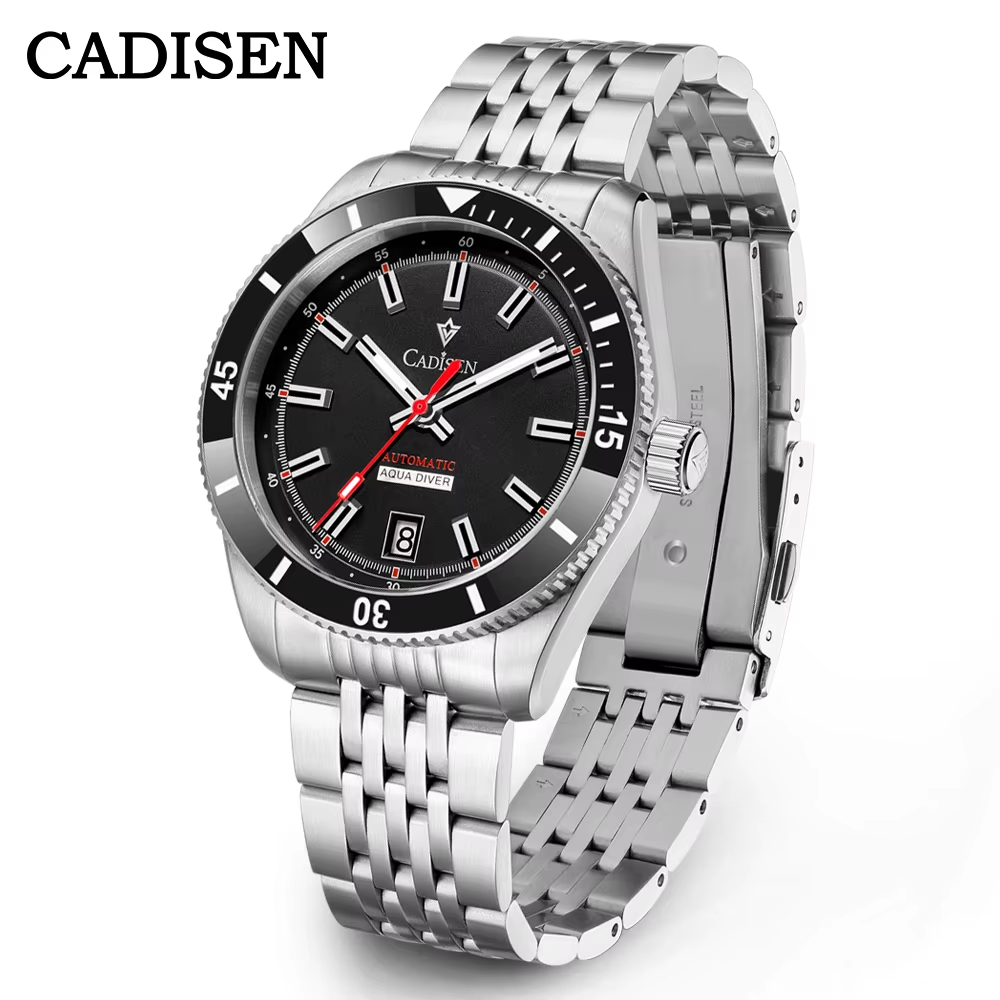 Dial Cadisen Amazon CADISEN C8237 Men's Watches Mechanical Watch