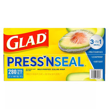 Glad Press'n Seal Food Plastic Wrap 280 sq. ft., Total  2 pk. 