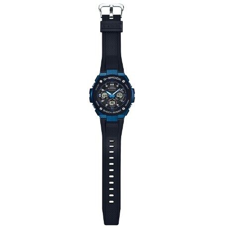 CASIO G-SHOCK G-Steel GST-W300G-1A2JF Black Blue Men's Watch CASIO G-SHOCK G-Steel GST-W300G-1A2JF Black Blue Men's Watch