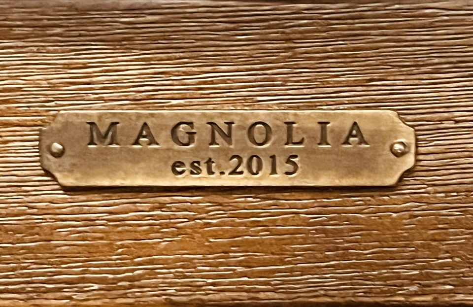 Faux Leather & Dark Wood Accent Modern Side Chair - Hearth & Hand with Magnolia - Image 4 of 4