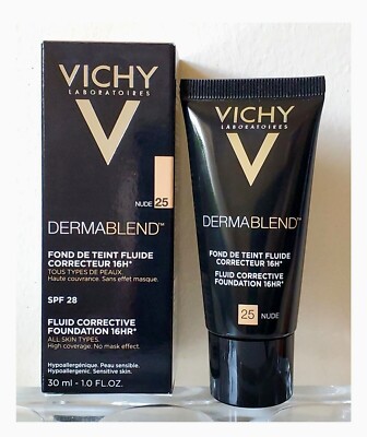 Vichy dermablend fluid corrective foundation 16HR 30ml - shade15 to 45