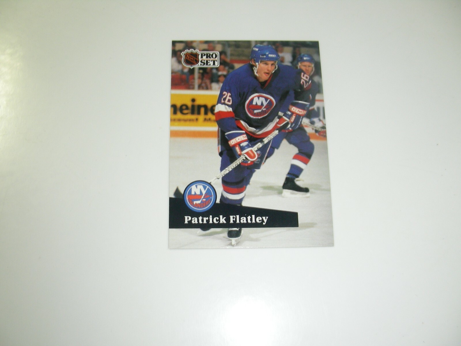 Patrick Flatley 1991 NHL Pro Set (French) card #152