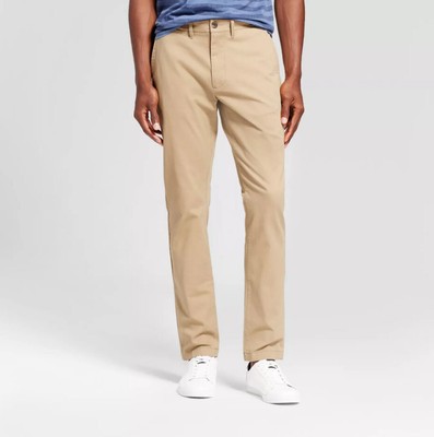 Men's Slim Fit Hennepin Chino Pants Tan 