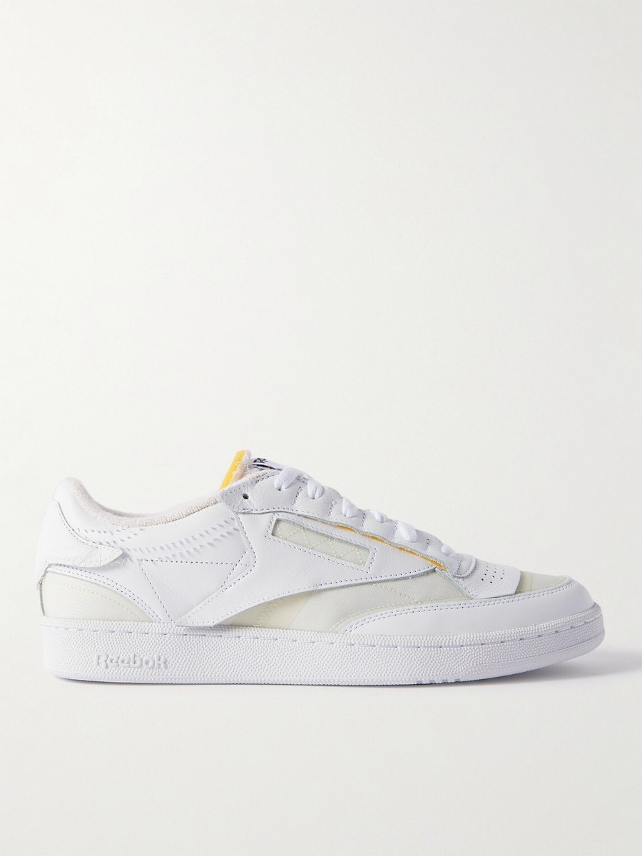 スニーカー Maison Margiela CLUB C 85 SNEAKER (S37WS0587_P5036T1003) Size 9.5 - Reebok Club C x Maison Margiela White 2022