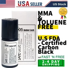 Amber Lash Safe Glue, Premium Super Sensitive Eyelash Extension Adhesive