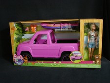 barbie camping fun doll and vehicle