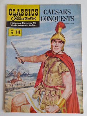 Classics Illustrated #9 VGC 3.0 Caesar's Conquests HRN 126 Julius Caesar