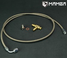 100cm Turbo Oil Feed Line Kit For Garrett Gt3076r Gt3076bb Gtx3076r
