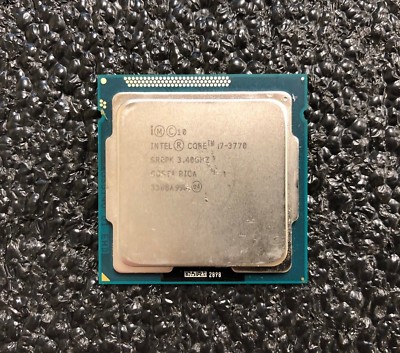 CPU Intel Core i7-3770 (Ivy Bridge) Ivy Bridge Core i7-3770 3.40GHz Quad Core CPU Processor