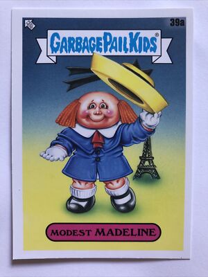 Garbage Pail Kids 2022 Topps Stickerbuch Worms Modest Madeline 39a