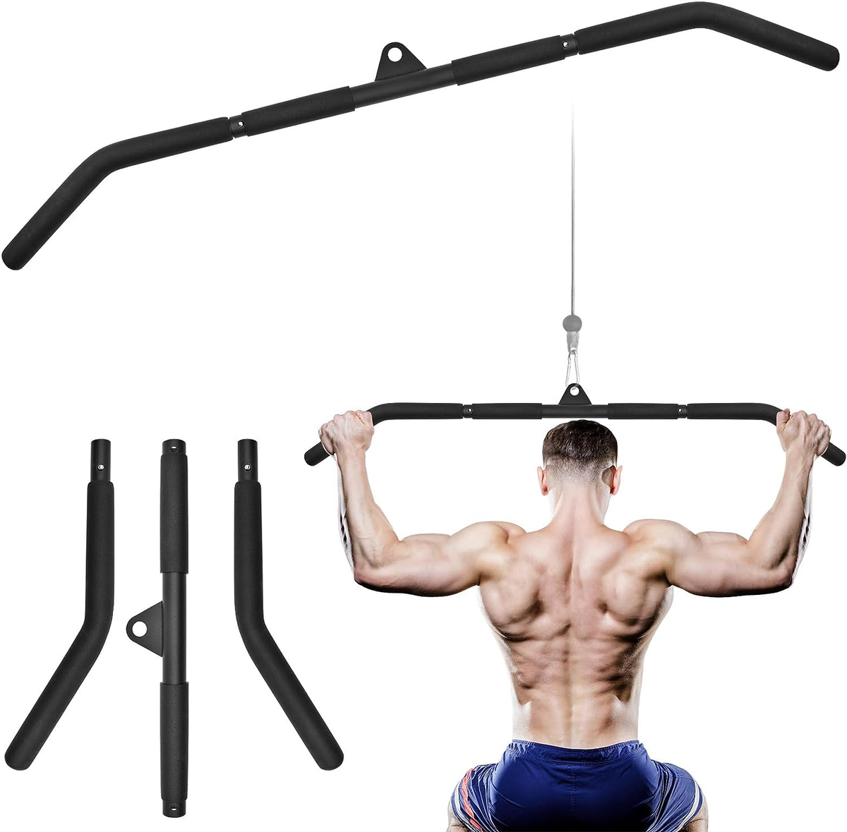 Fitness Cable Pulley System, Gym LAT and Lift Pulldown Machine