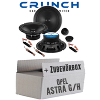 Crunch Lautsprecher FüR Opel Astra G+H, TüR Vorne Boxen 16Cm Auto EinbauzubehöR