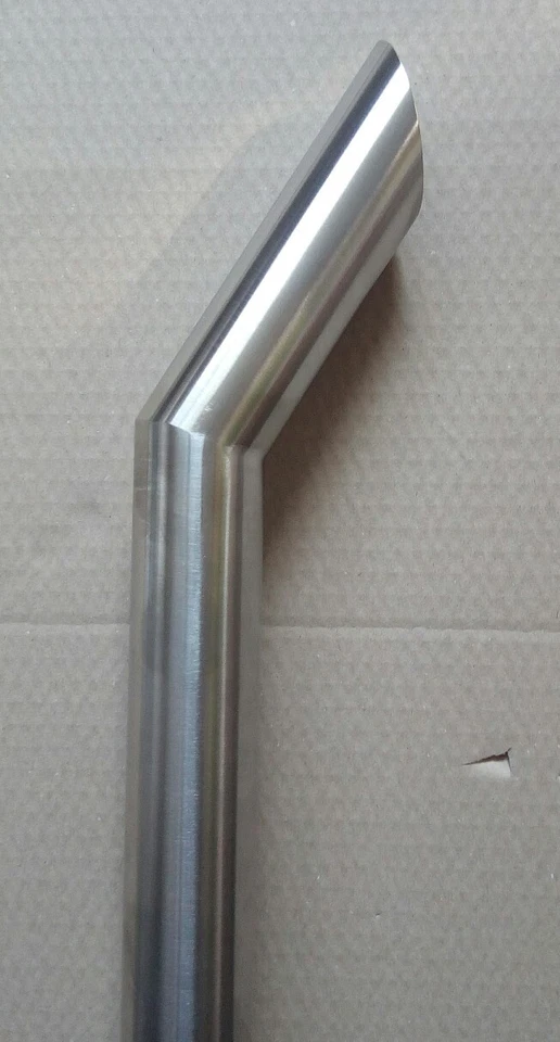 Edelstahl auspuff traktor passend für IHC 644/744/840/844/633/733/833 mit Bogen - Bild 3 von 4