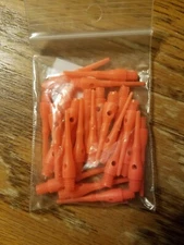 Viper Dart Accessory Tufflex III Neon Orange 2BA Thread Soft Tip Dart Points