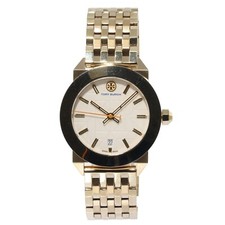 Tory Burch Whitney Classic 35mm Gold Tone Steel Date Quartz Ladies Watch TRB8002