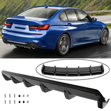 Gloss Black Rear Bumper Diffuser Spoiler Lip Kit For 3 Series G20 330i 2019-2025