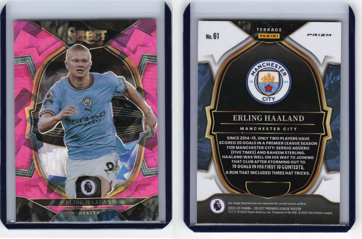 22/23 Panini Select Premier Pink Ice #61 Erling Haaland Manchester City