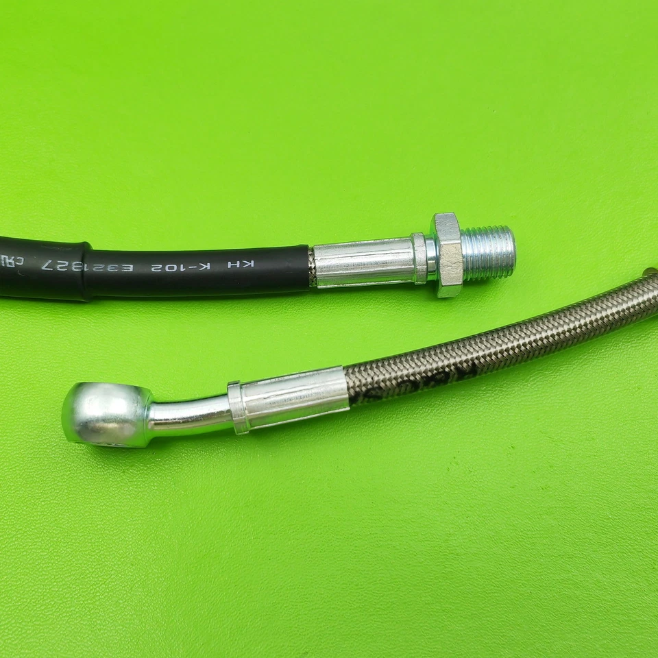 New Front Braided Brake Hose Line For SUZUKI RM80 RM80S 1986-2001 - Image 2 of 3