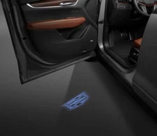 New Factory OEM GM Cadillac XT6 XT5 Puddle Light Kit Crest White 21-24 84511731