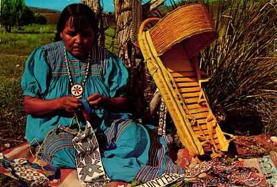Apache Bead Maker Postcard