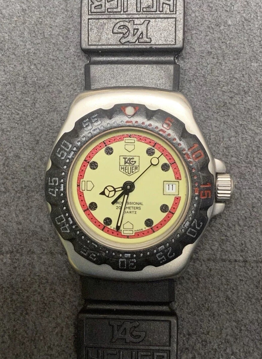 時計 TAGHEUER Formula1 371.508 TAG Heuer Formula 1 Yellow Unisex Adult Watch - 371.508 for sale