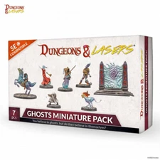 Dungeons and Lasers Ghosts Miniature Pack 28mm Miniature WHFB