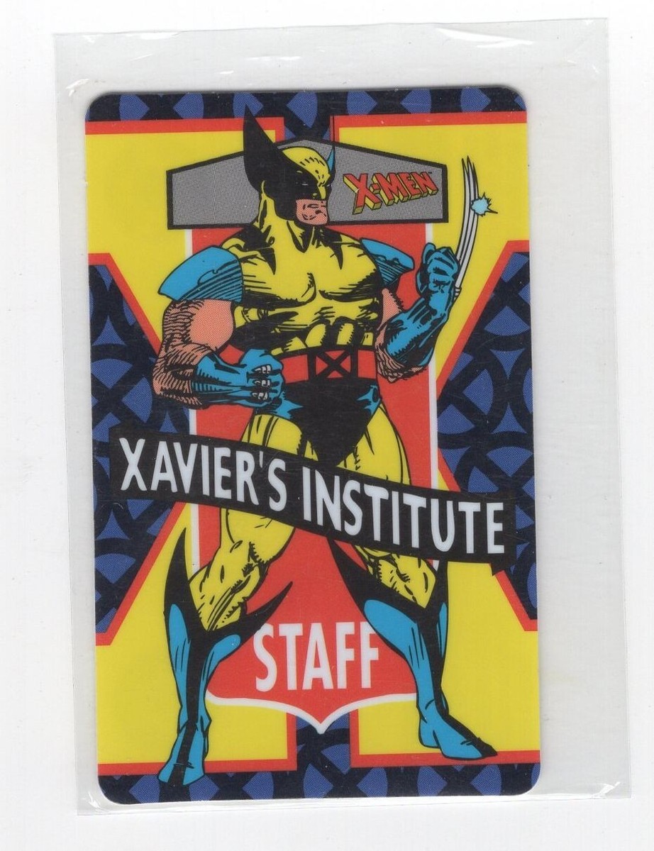 1993 Marvel X-Men Xaviers Institute Staff Novelty ID Card Trading