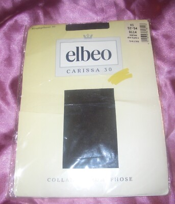 Elbeo Carissa Nylons Feinstrumpfhose Gr. 52-54 XXXL Übergrösse DELPHI 30 den OVP