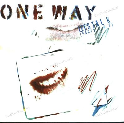 One Way - Let's Talk (Part 1 & 2) 7in (VG/VG) .
