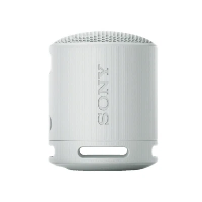 Sony SRS-XB100 kabelloser Bluetooth-Lautsprecher hellgrau - Bild 1 von 3