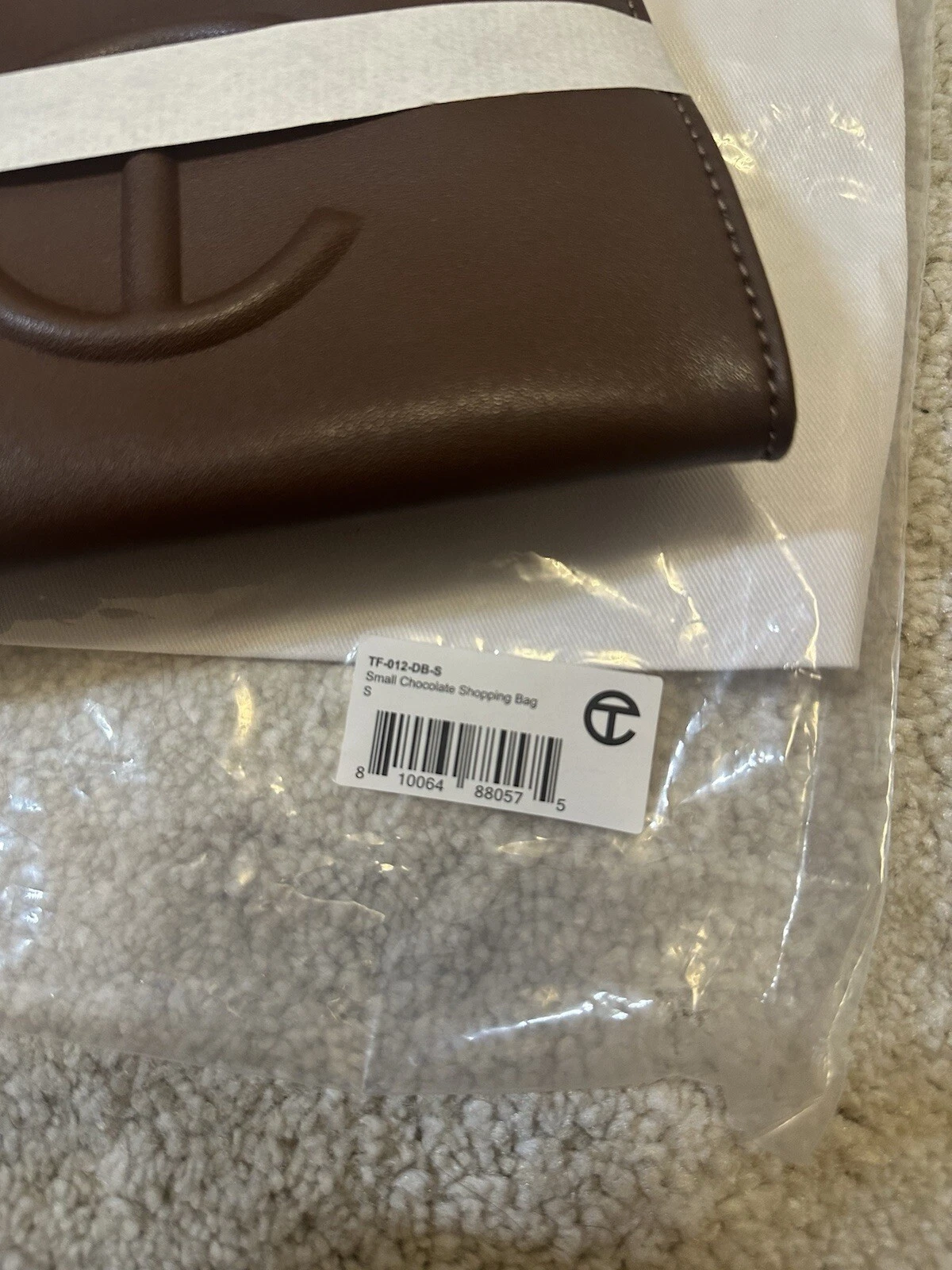 Telfar Piccolo sacchetto cioccolato