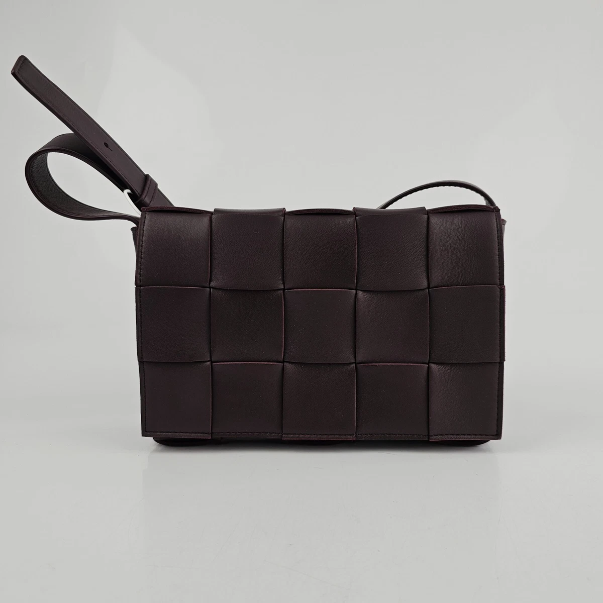 BOTTEGA VENETA Cassette Mini Intrecciato Leather Messenger Bag for Men