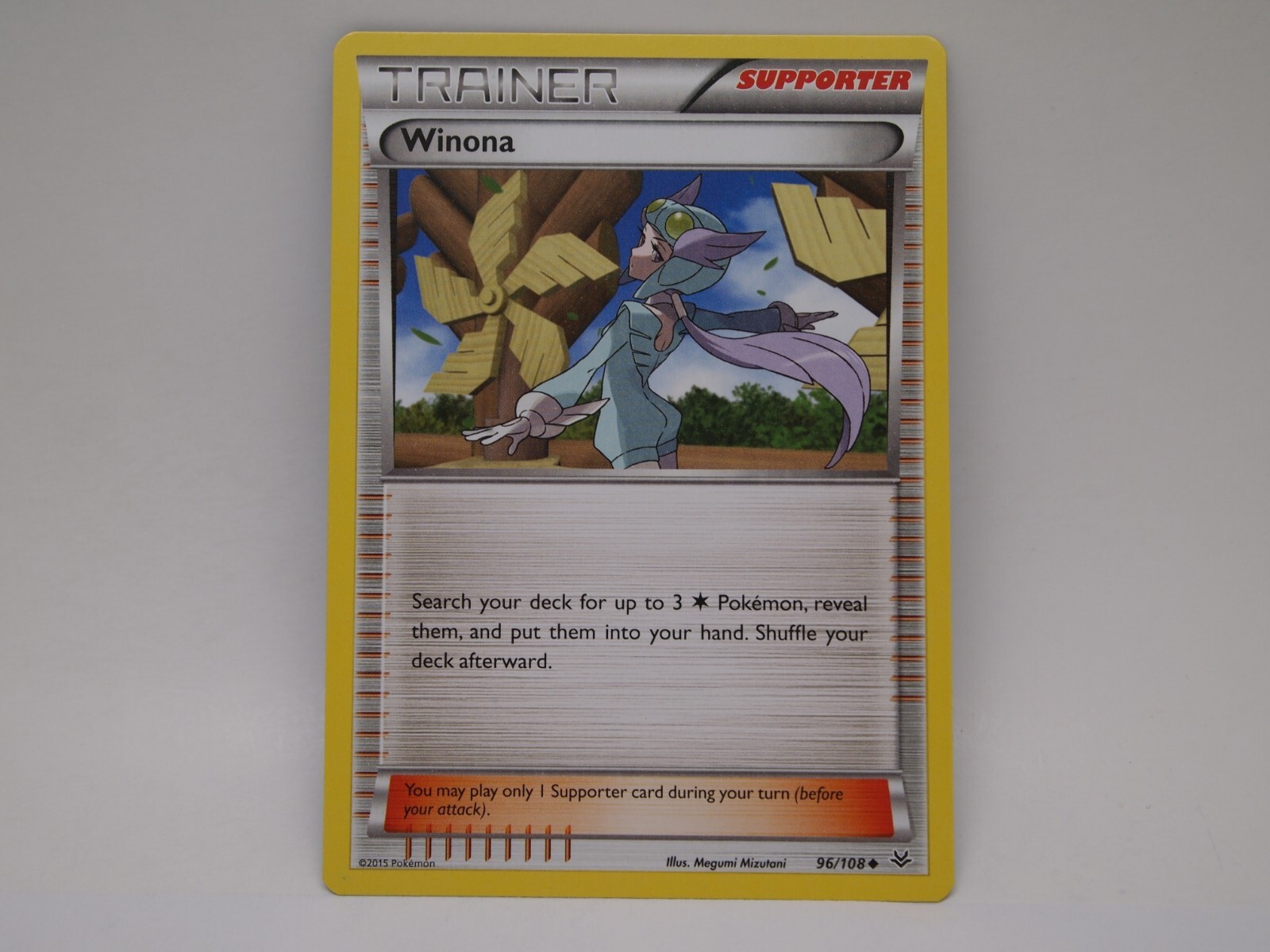 Winona 96/108 XY: Roaring Skies Uncommon - Pokemon Card LP