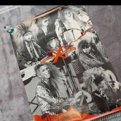 X started here! ! poster XJAPAN hide YOSHIKI TOSHI PATA TAIJI