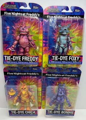 Funko Pop! Five Nights at Freddy's Tie Dye - Set of 4 - Freddy, Bonnie,  Chica and Foxy