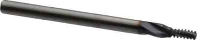 Accupro #10-24 Internal 3-Flute Solid Carbide Helical Flute Thread Mill TiAlN...