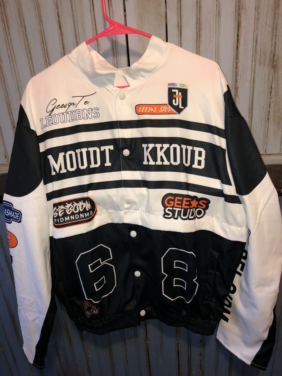 Fashion Moudt Kkoub Racing Team Jacket Sz L Moto Printed Not Fashion Moudt Kkoub Racing Team Jacket Sz L Moto Printed Not