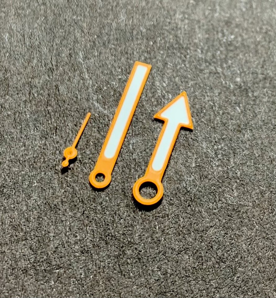 Watch Hands Set For ETA Unitas 6497 / 6498 Movement - Sword Hands, Made In Germany 11 thumbnail image