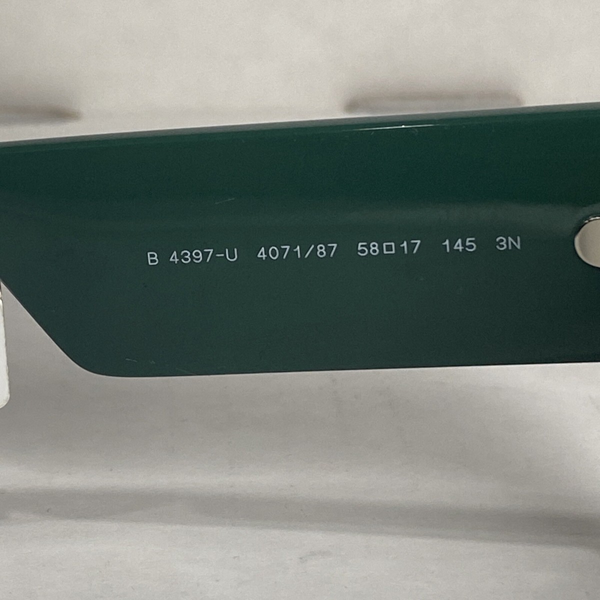 Burberry 4397U Micah 4071/87 58[]17 145 Green & Black Sunglasses
