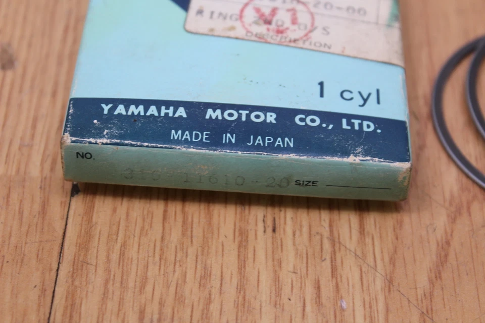 ANILLOS DE PISTÓN YAMAHA AT2 AT3 CT2 CT3 1972-1973 .50 O/S (316) Foto 2 de 4