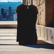 Mossimo Target Sleeveless Dress Lined Cinched Waist  Size XL