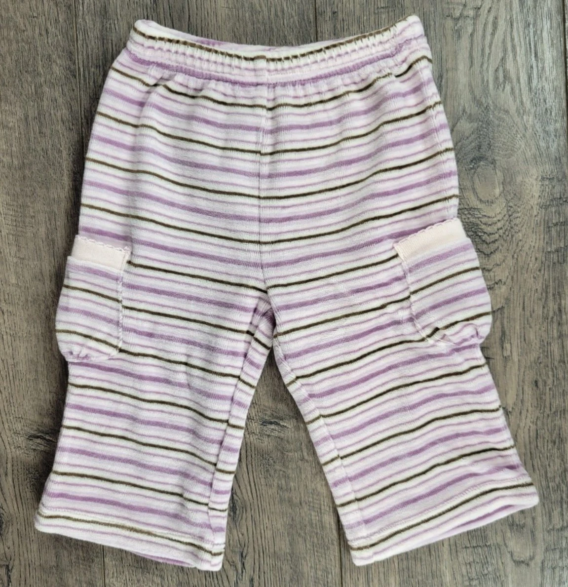 Baby Girl Clothes Old Navy 3 6 Month Purple Velour Pants