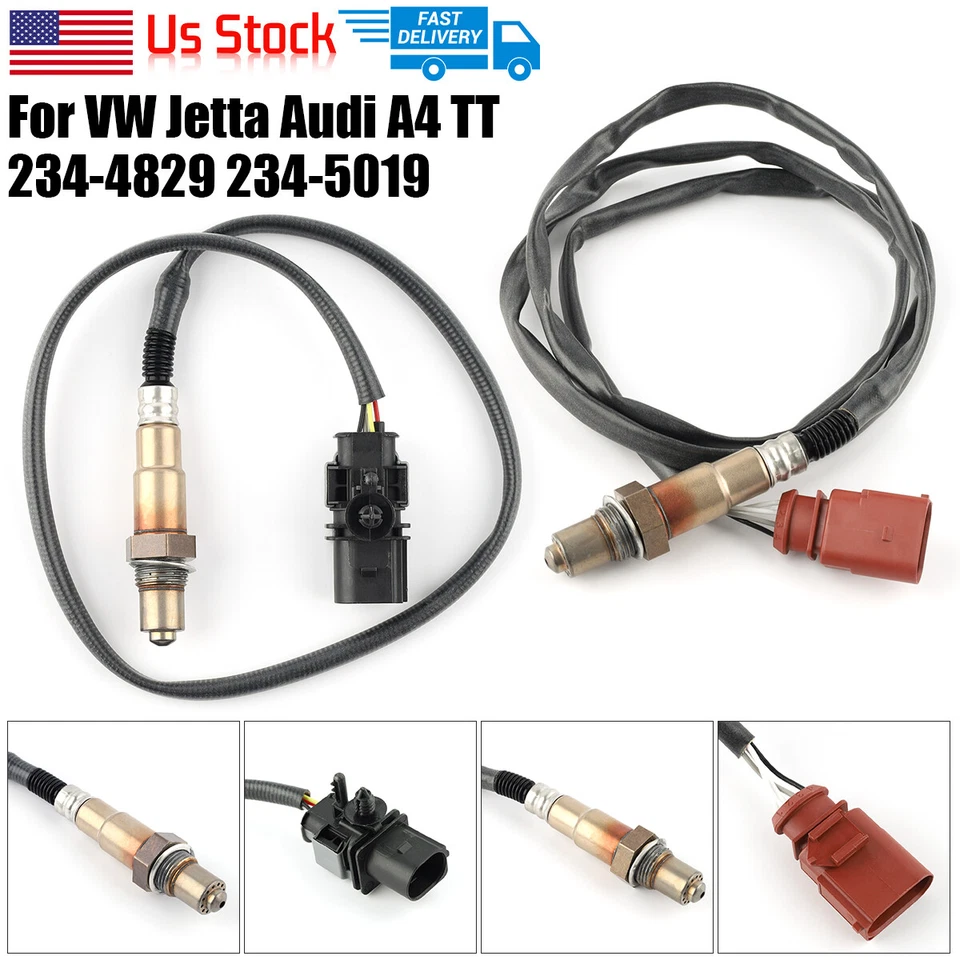 2 sensores de oxígeno O2 descendente + ascendente para Audi R8 V10 2010-2017 5,2 L VW Touareg 3,6 L Foto 2 de 4