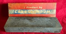 Vintage Norton Abrasives Carborundum Co. Oilstone 7"x2"x1" Niagara NY w Box #110
