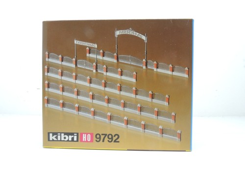Kibri 9792 HO Bausatz Fabrikzaun Farben AG komplett unbenutzt Anleitung OVP