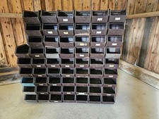 60x Stapelbox/ Sichtbox/ Blech/ Blechbox/ Metall/ Blechkiste/ Stapelkiste/ Lager